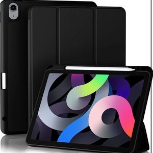 iPad Air full coverage case w/ Apple Pencil holder.